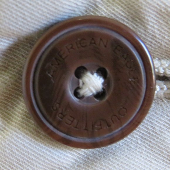 American Eagle* Men's 1.5"‎ Belt Loop Multipocketed Flat Khaki Shorts~ Size 38 - Picture 11 of 12